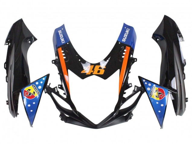 Purchase 2011-2024 Light Blue Orange Black White Shark 46 Suzuki GSXR 600 / GSXR 750 Motorcycle Fairings UK