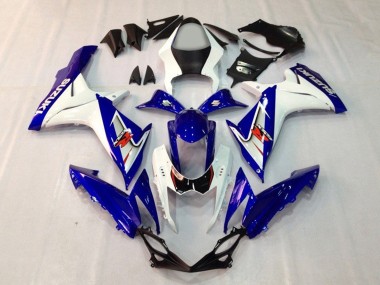 Purchase 2011-2024 Blue White Suzuki GSXR 600 / GSXR 750 Motorcycle Fairings UK