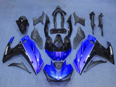 Purchase 2015-2018 Black Blue Monster Dunlop Yamaha YZF R3/R25 Motorcycle Fairings UK