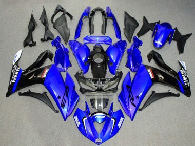 Purchase 2015-2018 Black Blue Yamaha YZF R3/R25 Motorcycle Fairings UK
