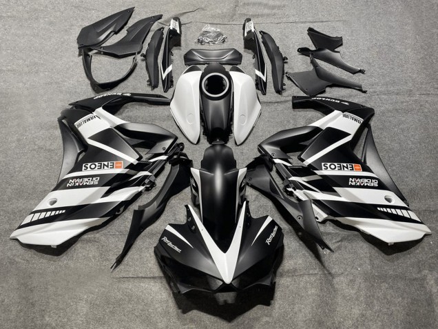 Purchase 2015-2018 White Black Yamalube ENEOS Yamaha YZF R3/R25 Motorcycle Fairings UK