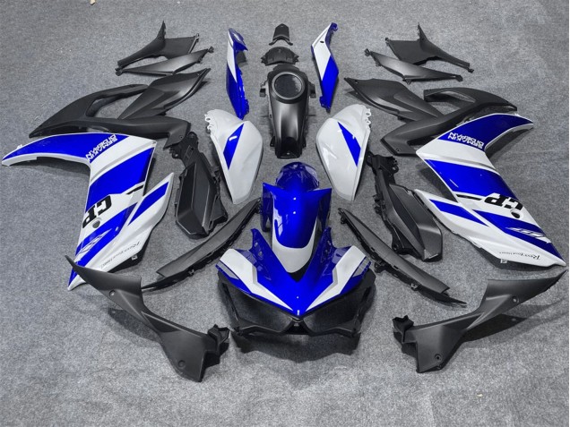 Purchase 2015-2018 White Blue Yamaha YZF R3/R25 Motorcycle Fairings UK