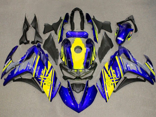 Purchase 2015-2018 Black Blue Yamaha YZF R3/R25 Motorcycle Fairings UK Purchase 2015-2018 Black Blue Yamaha YZF R3/R25 Motorcycle Fairings UK