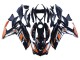 Purchase 2015-2018 Blue Orange Silver Yamalube Yamaha YZF R3/R25 Motorcycle Fairings UK