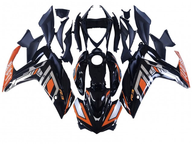 Purchase 2015-2018 Blue Orange Silver Yamalube Yamaha YZF R3/R25 Motorcycle Fairings UK
