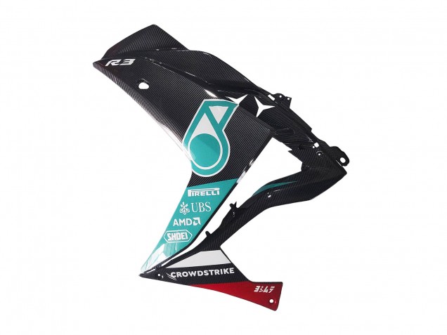Purchase 2015-2018 White Green Glossy Black Yamaha YZF R3/R25 Motorcycle Fairings UK