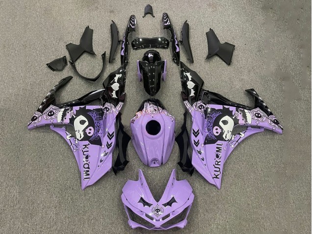 Purchase 2015-2018 Purple White Black Yamaha YZF R3/R25 Motorcycle Fairings UK