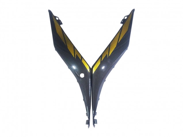 Purchase 2019-2021 Black Gloden Carbon Fiber Yamaha YZF R3/R25 Motorcycle Fairings UK Purchase 2019-2021 Black Gloden Carbon Fiber Yamaha YZF R3/R25 Motorcycle Fairings UK