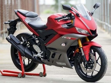 Purchase 2019-2021 Black Red Gold ABBOT Yamaha YZF R3/R25 Motorcycle Fairings UK