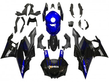 Purchase 2019-2021 Black with Blue Stripe Yamaha YZF R3/R25 Motorcycle Fairings UK