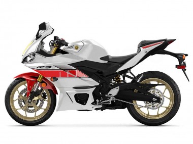 Purchase 2019-2021 White Red Yellow Black Yamaha YZF R3/R25 Motorcycle Fairings UK