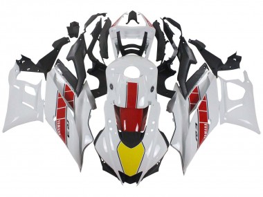 Purchase 2019-2021 White Red Yellow Yamaha YZF R3/R25 Motorcycle Fairings UK