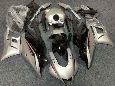 Purchase 2022-2024 Black Grey Yamaha YZF R3/R25 Motorcycle Fairings UK
