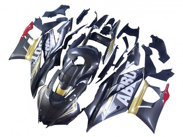 Purchase 2022-2024 Black Gold ABBOT Yamaha YZF R3/R25 Motorcycle Fairings UK Purchase 2022-2024 Black Gold ABBOT Yamaha YZF R3/R25 Motorcycle Fairings UK