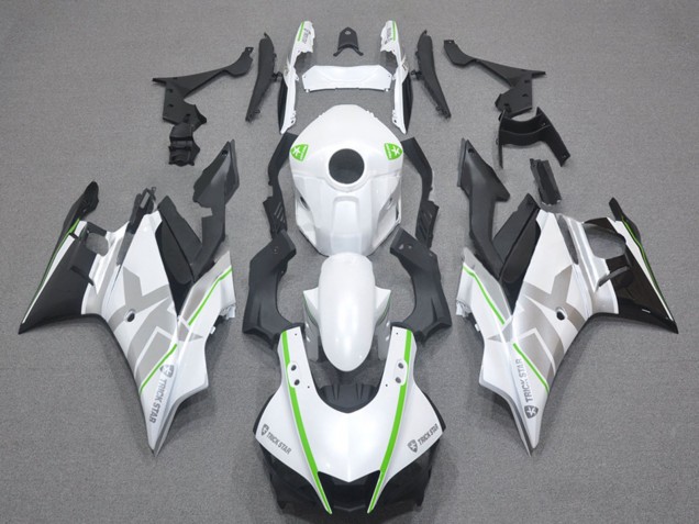 Purchase 2022-2024 White Green Black Yamaha YZF R3/R25 Motorcycle Fairings UK Purchase 2022-2024 White Green Black Yamaha YZF R3/R25 Motorcycle Fairings UK