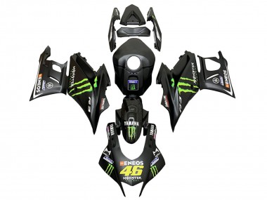 Purchase 2022-2024 Black Monster ENEOS 46 Yamaha YZF R3/R25 Motorcycle Fairings UK