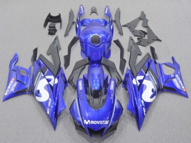 Purchase 2022-2024 Blue White Black Movistar ENEOS Yamaha YZF R3/R25 Motorcycle Fairings UK