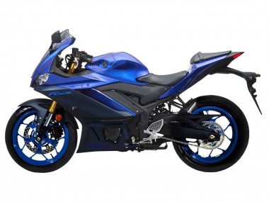 Purchase 2022-2024 Blue Matte Black Yamaha YZF R3/R25 Motorcycle Fairing UK
