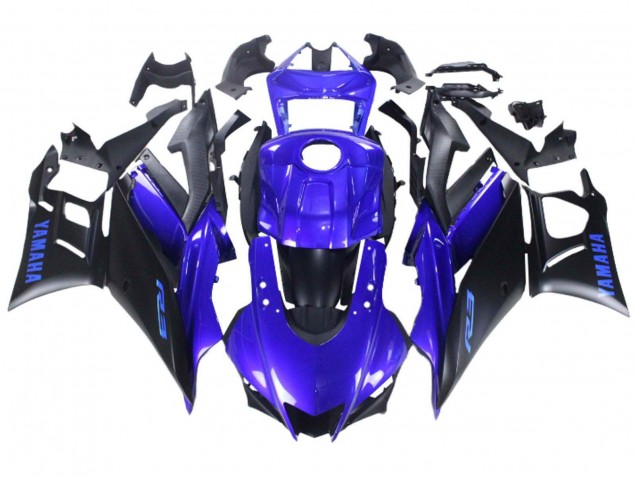 Purchase 2022-2024 Blue Black Yamaha YZF R3/R25 Motorcycle Fairings UK Purchase 2022-2024 Blue Black Yamaha YZF R3/R25 Motorcycle Fairings UK