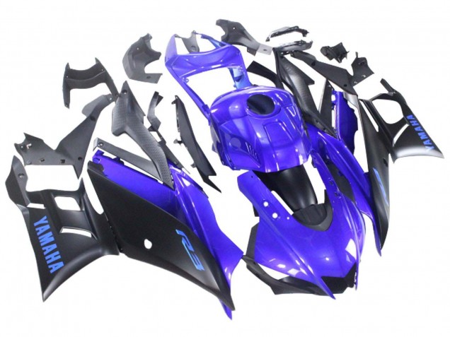 Purchase 2022-2024 Blue Black Yamaha YZF R3/R25 Motorcycle Fairings UK Purchase 2022-2024 Blue Black Yamaha YZF R3/R25 Motorcycle Fairings UK