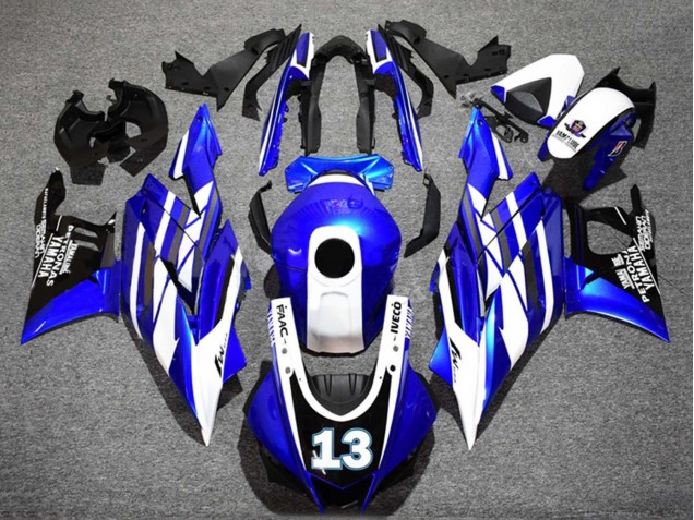 Purchase 2022-2024 Blue White Black Petronas Yamalube 13 Yamaha YZF R3/R25 Motorcycle Fairings UK Purchase 2022-2024 Blue White Black Petronas Yamalube 13 Yamaha YZF R3/R25 Motorcycle Fairings UK