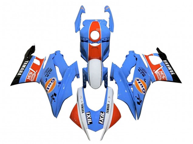 Purchase 2022-2024 Blue Orange Gulf Yamaha YZF R3/R25 Motorcycle Fairings UK Purchase 2022-2024 Blue Orange Gulf Yamaha YZF R3/R25 Motorcycle Fairings UK