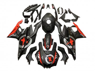 Purchase 2022-2024 Black Red Grey Carbon Fiber Yamaha YZF R3/R25 Motorcycle Fairings UK
