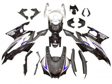 Purchase 2022-2024 Grey Black Carbon Fiber Yamaha YZF R3/R25 Motorcycle Fairings UK