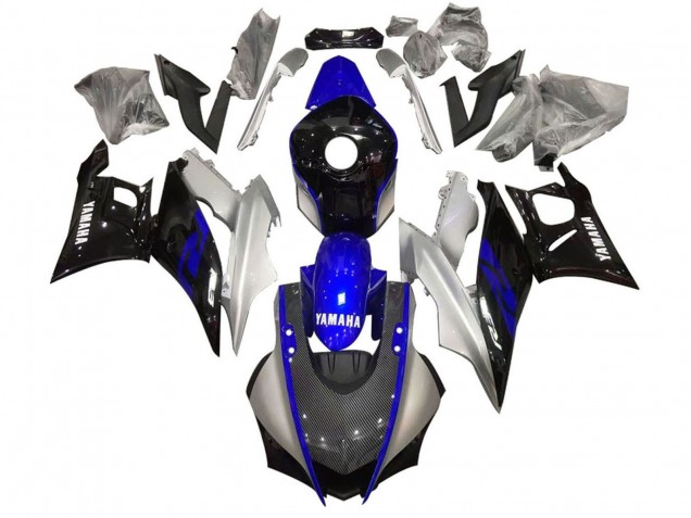 Purchase 2022-2024 Grey Black Blue Carbon Fiber Yamaha YZF R3/R25 Motorcycle Fairings UK Purchase 2022-2024 Grey Black Blue Carbon Fiber Yamaha YZF R3/R25 Motorcycle Fairings UK