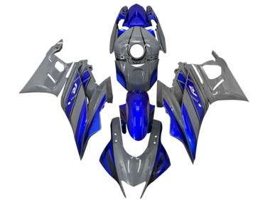 Purchase 2022-2024 Grey Blue Yamaha YZF R3/R25 Motorcycle Fairings UK