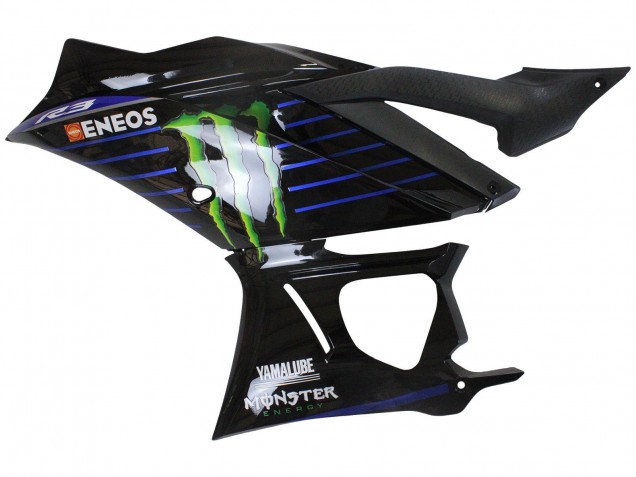 Purchase 2022-2024 Blue Black Monster Yamalube ENEOS Yamaha YZF R3/R25 Motorcycle Fairings UK