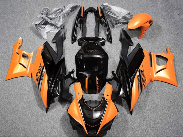 Purchase 2022-2024 Orange Glossy Black Yamaha YZF R3/R25 Motorcycle Fairings UK