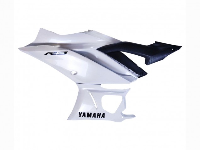 Purchase 2022-2024 Pearl White Yamaha YZF R3/R25 Motorcycle Fairings UK Purchase 2022-2024 Pearl White Yamaha YZF R3/R25 Motorcycle Fairings UK