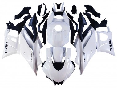 Purchase 2022-2024 Pearl White Yamaha YZF R3/R25 Motorcycle Fairings UK