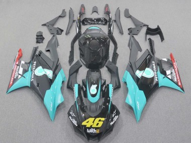 Purchase 2022-2024 Light Blue Black Petronas 46 Yamaha YZF R3/R25 Motorcycle Fairings UK