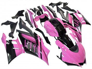 Purchase 2022-2024 Pink Glossy Black Monster Yamaha YZF R3/R25 Motorcycle Fairings UK
