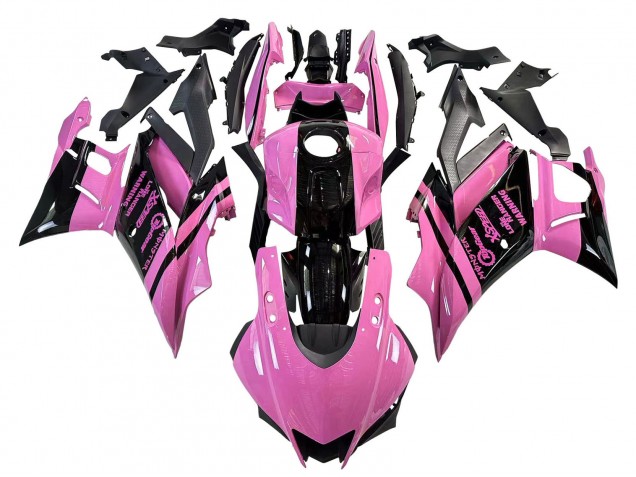 Purchase 2022-2024 Pink Black Monster Yamaha YZF R3/R25 Motorcycle Fairings UK Purchase 2022-2024 Pink Black Monster Yamaha YZF R3/R25 Motorcycle Fairings UK
