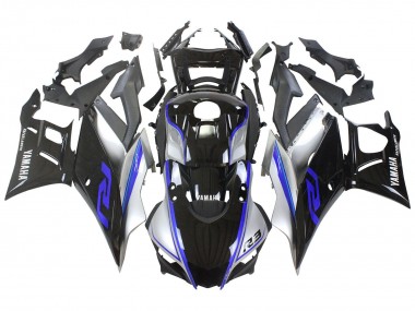 Purchase 2022-2024 Silver Black Blue Yamaha YZF R3/R25 Motorcycle Fairings UK