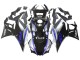 Purchase 2022-2024 Silver Blue Glossy Black Yamaha YZF R3/R25 Motorcycle Fairings UK