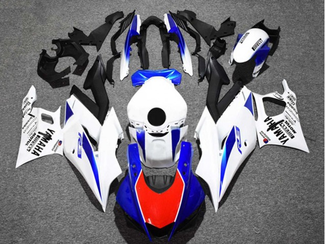 Purchase 2022-2024 Blue Red White Yamaha YZF R3/R25 Motorcycle Fairings UK Purchase 2022-2024 Blue Red White Yamaha YZF R3/R25 Motorcycle Fairings UK