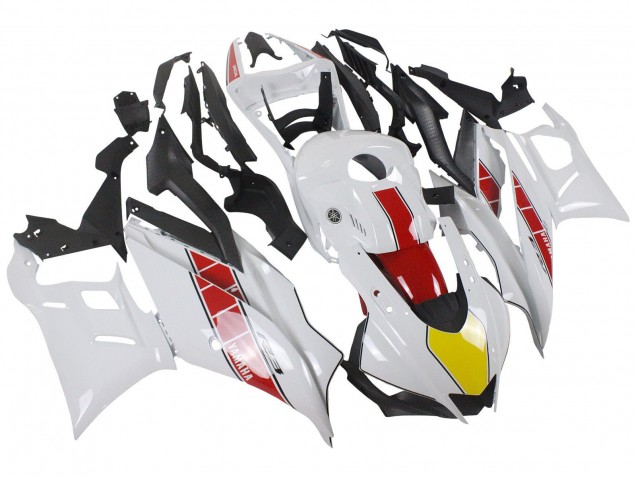 Purchase 2022-2024 White Red Black Yamaha YZF R3/R25 Motorcycle Fairings UK