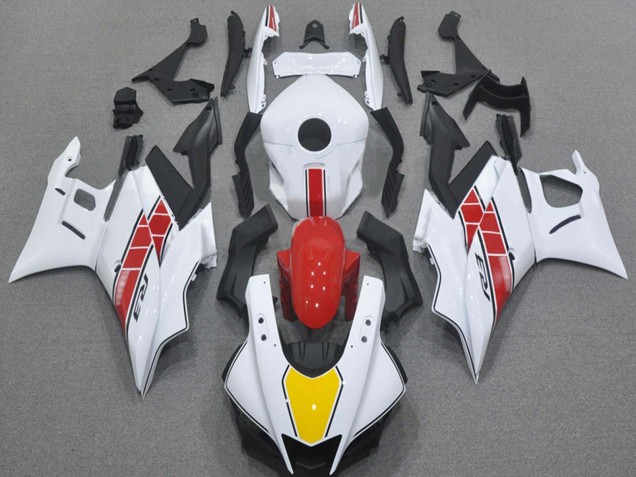 Purchase 2022-2024 White Red Black Yamaha YZF R3/R25 Motorcycle Fairings UK
