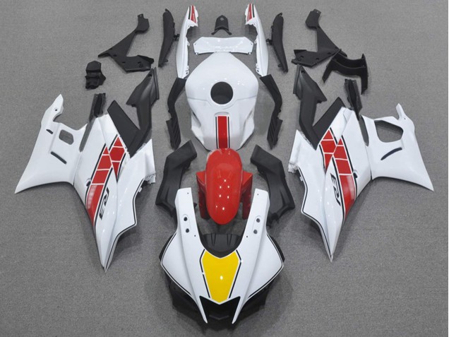 Purchase 2022-2024 White Red Black Yamaha YZF R3/R25 Motorcycle Fairings UK