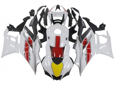 Purchase 2022-2024 White Red Black Yamaha YZF R3/R25 Motorcycle Fairings UK