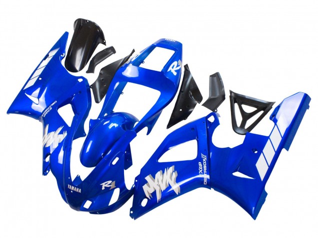 Purchase 1998-1999 Blue White Yamaha YZF 1000 R1 Motorcycle Fairings UK