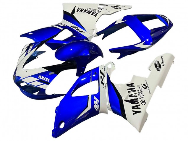 Purchase 1998-1999 White Blue Black Yamaha YZF 1000 R1 Motorcycle Fairings UK