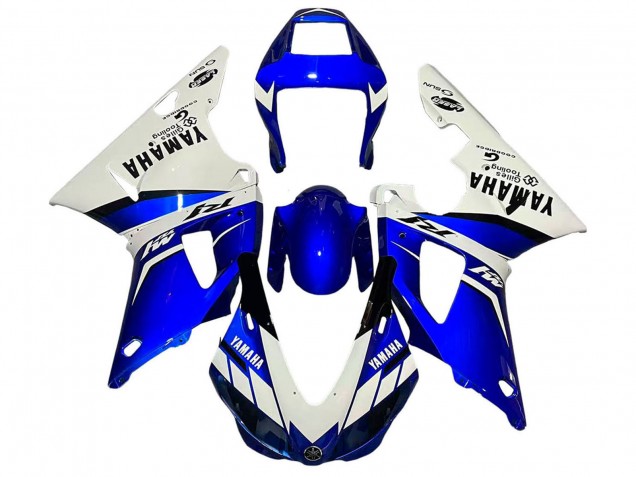 Purchase 1998-1999 White Blue Black Yamaha YZF 1000 R1 Motorcycle Fairings UK