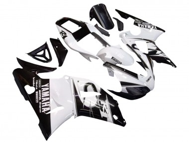 Purchase 1998-1999 White Glossy Black Yamaha YZF 1000 R1 Motorcycle Fairings UK