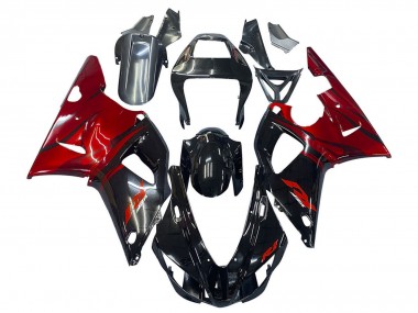 Purchase 1998-1999 Glossy Black Red Yamaha YZF 1000 R1 Motorcycle Fairings UK