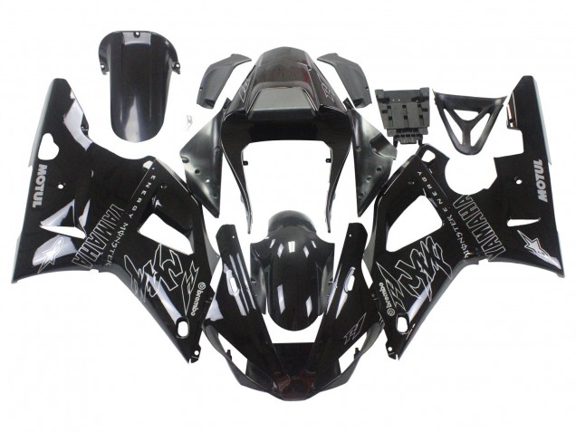 Purchase 2000-2001 Glossy Black White Monster Motul Yamaha YZF 1000 R1 Motorcycle Fairings UK